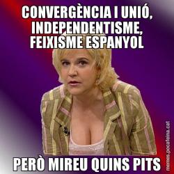 CONVERGÈNCIA I UNIÓ, INDEPENDENTISME, FEIXISME ESPANYOL PERÒ MIREU QUINS PITS