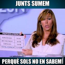 JUNTS SUMEM PERQUÈ SOLS NO EN SABEM!