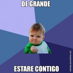 DE GRANDE  ESTARE CONTIGO