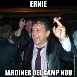 ERNIE JARDINER DEL CAMP NOU