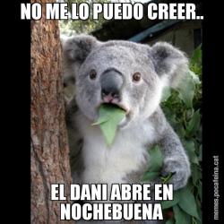NO ME LO PUEDO CREER.. EL DANI ABRE EN NOCHEBUENA