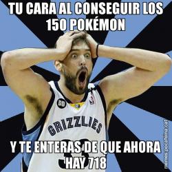 TU CARA AL CONSEGUIR LOS 150 POKÉMON Y TE ENTERAS DE QUE AHORA HAY 718