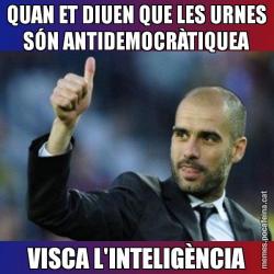 QUAN ET DIUEN QUE LES URNES SÓN ANTIDEMOCRÀTIQUEA VISCA L'INTELIGÈNCIA