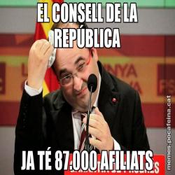 EL CONSELL DE LA REPÚBLICA JA TÉ 87.000 AFILIATS