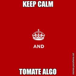 KEEP CALM TOMATE ALGO