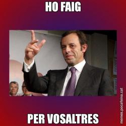 HO FAIG PER VOSALTRES