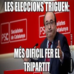 LES ELECCIONS TRIGUEN: MÉS DIFÍCIL FER EL TRIPARTIT