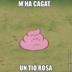 M'HA CAGAT... UN TIÓ ROSA