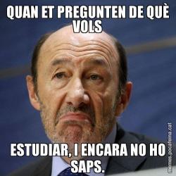 QUAN ET PREGUNTEN DE QUÈ VOLS ESTUDIAR, I ENCARA NO HO SAPS.