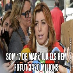SOM 17 DE MARç I JA ELS HEM FOTUT 3420 MILIONS