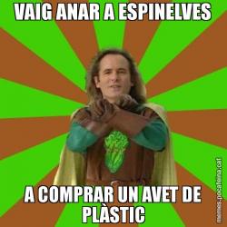 VAIG ANAR A ESPINELVES A COMPRAR UN AVET DE PLÀSTIC