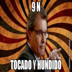 9 N TOCADO Y HUNDIDO