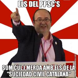 ELS DEL PPSC'S SOM CUL I MERDA AMB ELS DE LA "SUCIEDAD CIVIL CATALANA"
