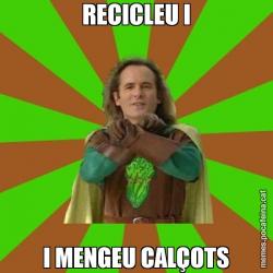 RECICLEU I I MENGEU CALÇOTS