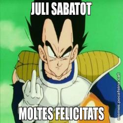 JULI SABATOT MOLTES FELICITATS