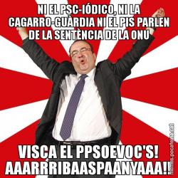 NI EL PSC-IÓDICO, NI LA CAGARRO-GUÀRDIA NI EL PIS PARLEN DE LA SENTÈNCIA DE LA ONU VISCA EL PPSOEVOC'S! AAARRRIBAASPAANYAAA!!
