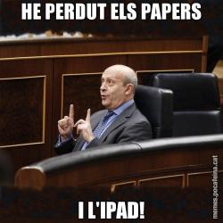 HE PERDUT ELS PAPERS I L'IPAD!