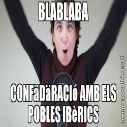 BLABLABA CONFäDäRACIó AMB ELS POBLES IBèRICS