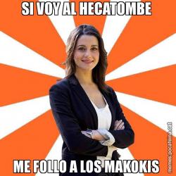 SI VOY AL HECATOMBE  ME FOLLO A LOS MAKOKIS