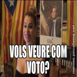 VOLS VEURE COM VOTO?