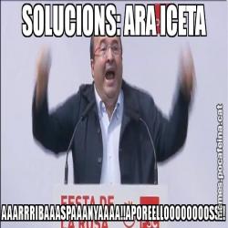 SOLUCIONS: ARA ICETA AAARRRIBAAASPAAANYAAAA!!APOREELLOOOOOOOOSS!!