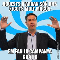 AQUESTS D'ARRAN SÓN UNS XICOTS MOLT MACOS EM FAN LA CAMPANYA GRATIS