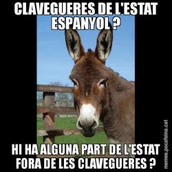 CLAVEGUERES DE L'ESTAT ESPANYOL ? HI HA ALGUNA PART DE L'ESTAT FORA DE LES CLAVEGUERES ?