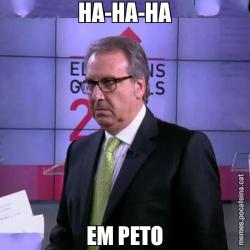 HA-HA-HA EM PETO