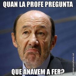 QUAN LA PROFE PREGUNTA QUE ANÀVEM A FER?