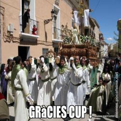 GRàCIES CUP !
