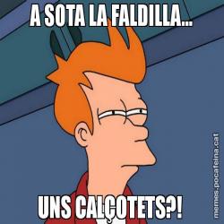 A SOTA LA FALDILLA... UNS CALÇOTETS?!