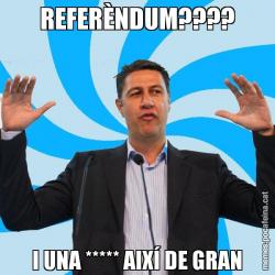 REFERÈNDUM???? I UNA ***** AIXÍ DE GRAN