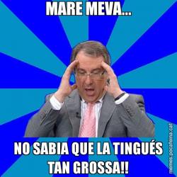 MARE MEVA... NO SABIA QUE LA TINGUÉS TAN GROSSA!!