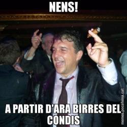 NENS! A PARTIR D'ARA BIRRES DEL CONDIS