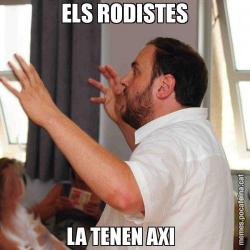 ELS RODISTES LA TENEN AXI
