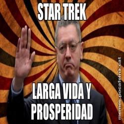 STAR TREK LARGA VIDA Y PROSPERIDAD