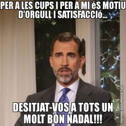 PER A LES CUPS I PER A MI éS MOTIU D'ORGULL I SATISFACCIó... DESITJAT-VOS A TOTS UN MOLT BON NADAL!!!