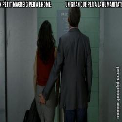 UN PETIT MAGREIG PER A L'HOME.                 UN GRAN CUL PER A LA HUMANITAT!!!