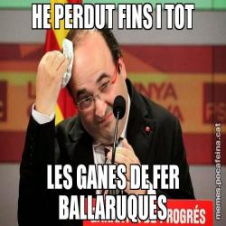 HE PERDUT FINS I TOT LES GANES DE FER BALLARUQUES