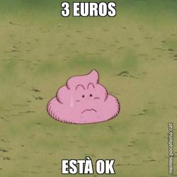 3 EUROS ESTÀ OK