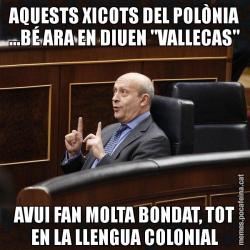 AQUESTS XICOTS DEL POLÒNIA ...BÉ ARA EN DIUEN "VALLECAS" AVUI FAN MOLTA BONDAT, TOT EN LA LLENGUA COLONIAL