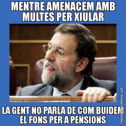 MENTRE AMENACEM AMB MULTES PER XIULAR LA GENT NO PARLA DE COM BUIDEM EL FONS PER A PENSIONS