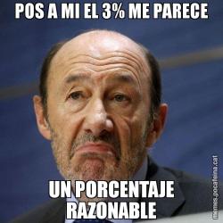 POS A MI EL 3% ME PARECE UN PORCENTAJE RAZONABLE