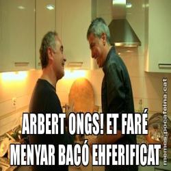 ARBERT ONGS! ET FARÉ MENYAR BACÓ EHFERIFICAT