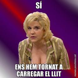 SÍ ENS HEM TORNAT A CARREGAR EL LLIT