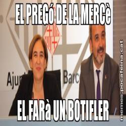 EL PREGó DE LA MERCè EL FARà UN BOTIFLER