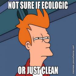 NOT SURE IF ECOLOGIC OR JUST CLEAN
