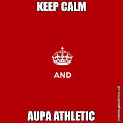 KEEP CALM AUPA ATHLETIC