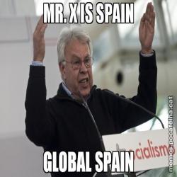 MR. X IS SPAIN GLOBAL SPAIN