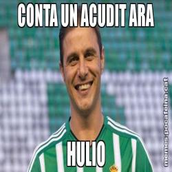CONTA UN ACUDIT ARA HULIO